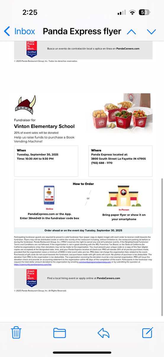 Vinton Elementary School tweet media