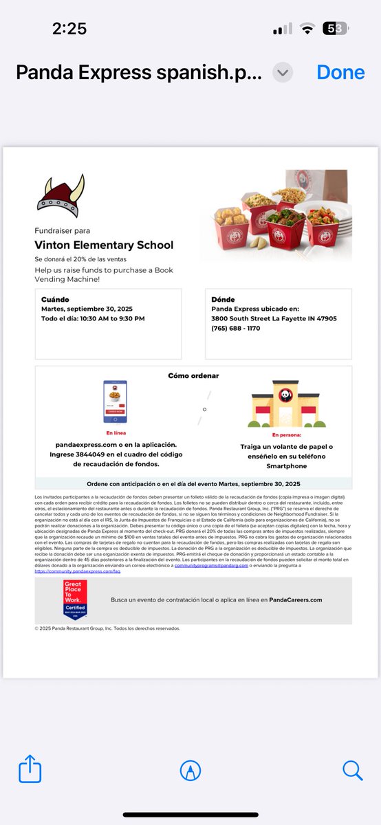 Vinton Elementary School tweet media