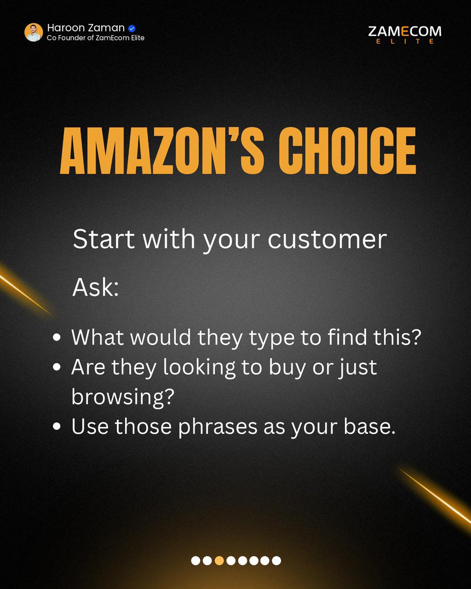 MHaroon_Zaman's tweet image. 🔑 Master Amazon PPC by choosing the right keywords!
🔖 Save this for later & ♻️ share to help your network.
👉 Follow @MHaroon_Zaman for daily Amazon growth insights 🔔
#AmazonPPC #KeywordResearch #AmazonAdvertising #AmazonGrowth #MuhammadHaroonZaman #ZamEcomElite