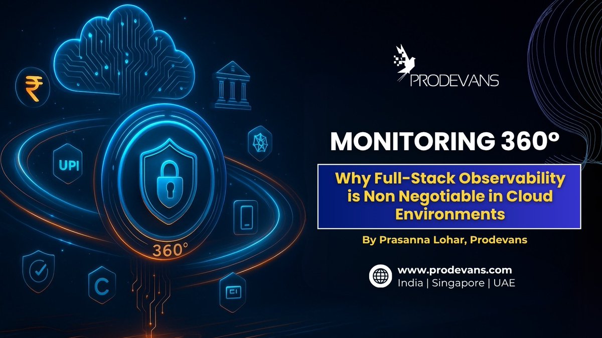 CEOProDevAns's tweet image. Full-stack observability is non-negotiable in today’s cloud-native banking era.

In his blog, Prasanna Lohar (Independent Director, Prodevans) shares how we’re powering banks with 360° monitoring.
🔗 linkedin.com/feed/update/ur…

#FullStackObservability #CloudBanking