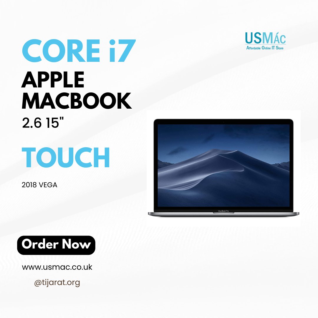 Tijaratorg's tweet image. Designed for performance, built for style. The MacBook Core i7 delivers the power you need for seamless multitasking and smooth operation.&quot; usmac.co.uk
#AppleMacBook #Corei7 #MacBookPower #MacLife #PerformanceAndStyle #FastTech #CreativeTech #TechEssential #MacBookPro