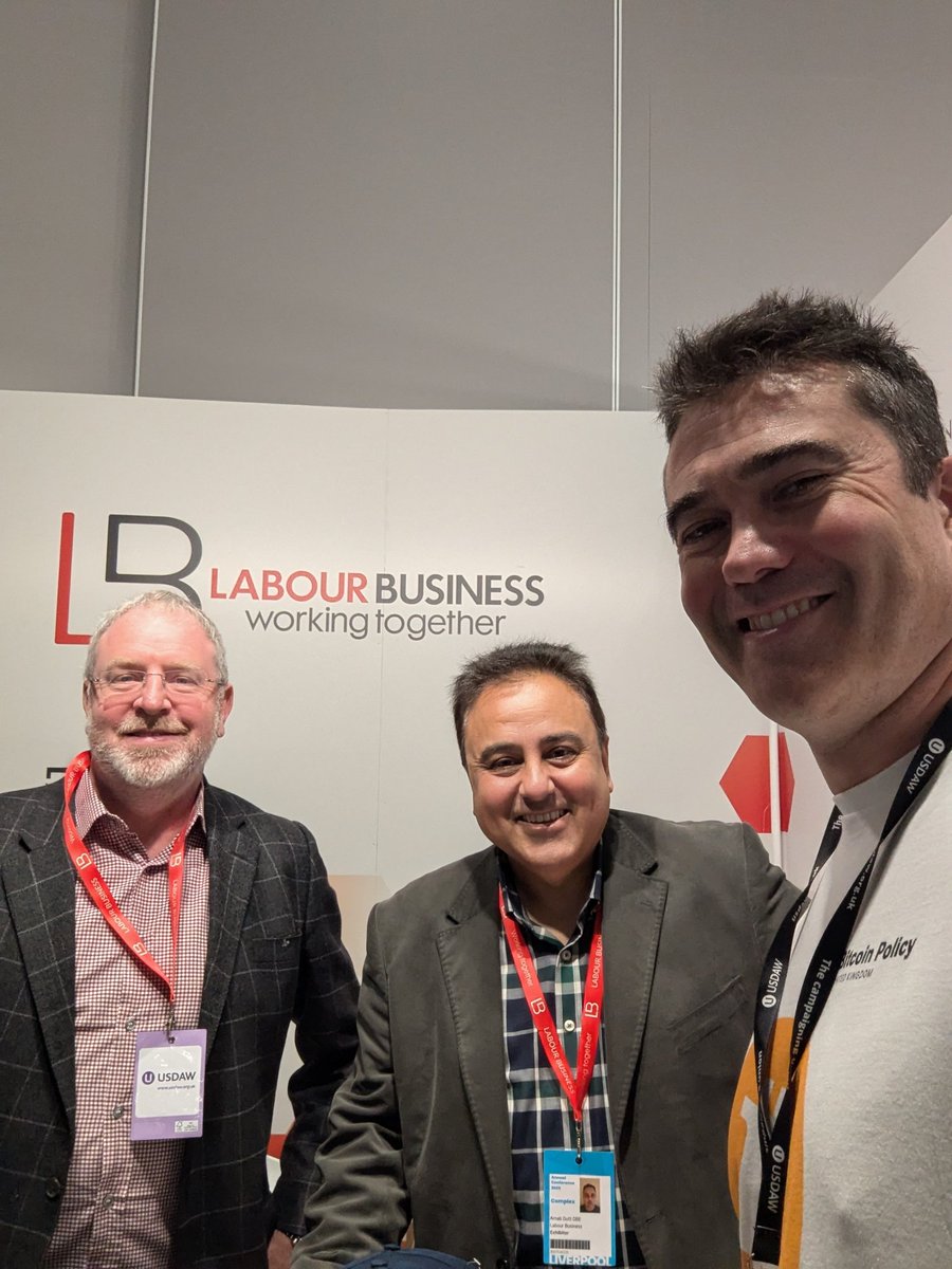 Discussions on <a href="/bitcoinhodlco/">B HODL</a> as well as <a href="/bitcoinpolicyuk/">Bitcoin Policy UK</a> at the Labour conference. How to build Bitcoin businesses in the UK, and reduce roadblocks and friction for us and for others in our industry.