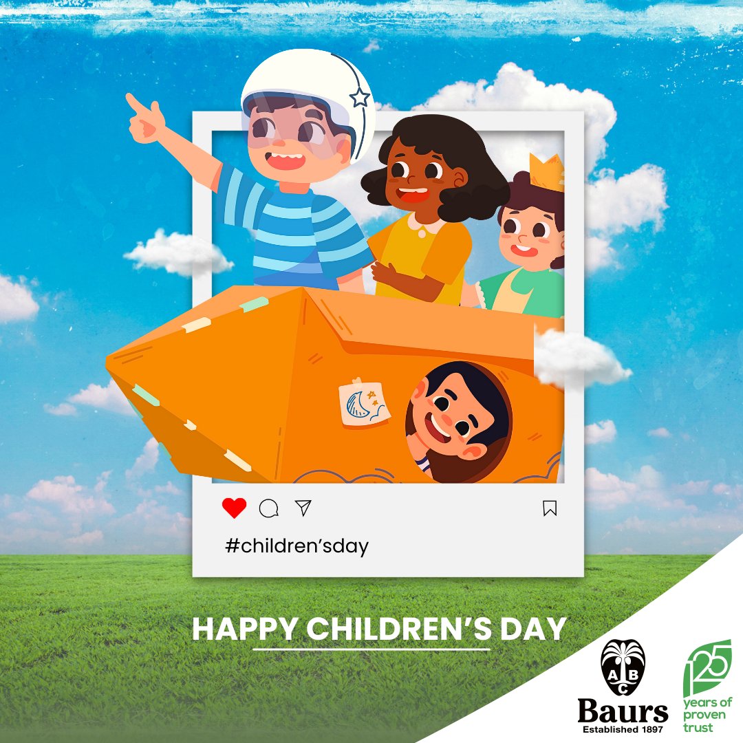 To the future leaders, innovators, and dreamers we celebrate you. Happy Children's Day!

#Baurs #Childrensday #KidsOfTheFuture #FutureIsNow