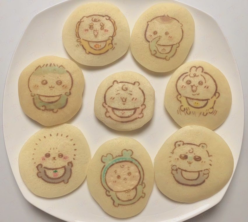 Osyarotto08's tweet image. ちいかわベビーのパンケーキアート🤍🍼
 #今月描いた絵を晒そう
 #ちいかわファンアート #pancakeart