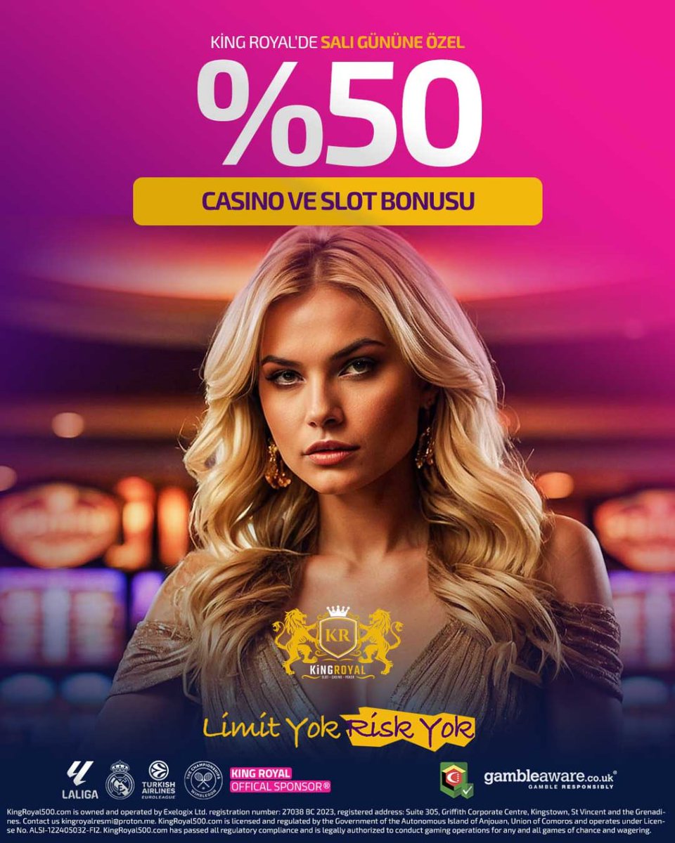 kingroyalvip's tweet photo. 🎰 Salı Gününe Özel!
Bugün KingRoyal’de %50 Casino & Slot Bonusu seni bekliyor!
⚡ Şansını katla, kazancını büyüt!
🔗 Güncel link yorumda.
#KingRoyal #CasinoBonus #SlotTime #SpinWin #OnlineGaming https://t.co/ZGB07cJGq2