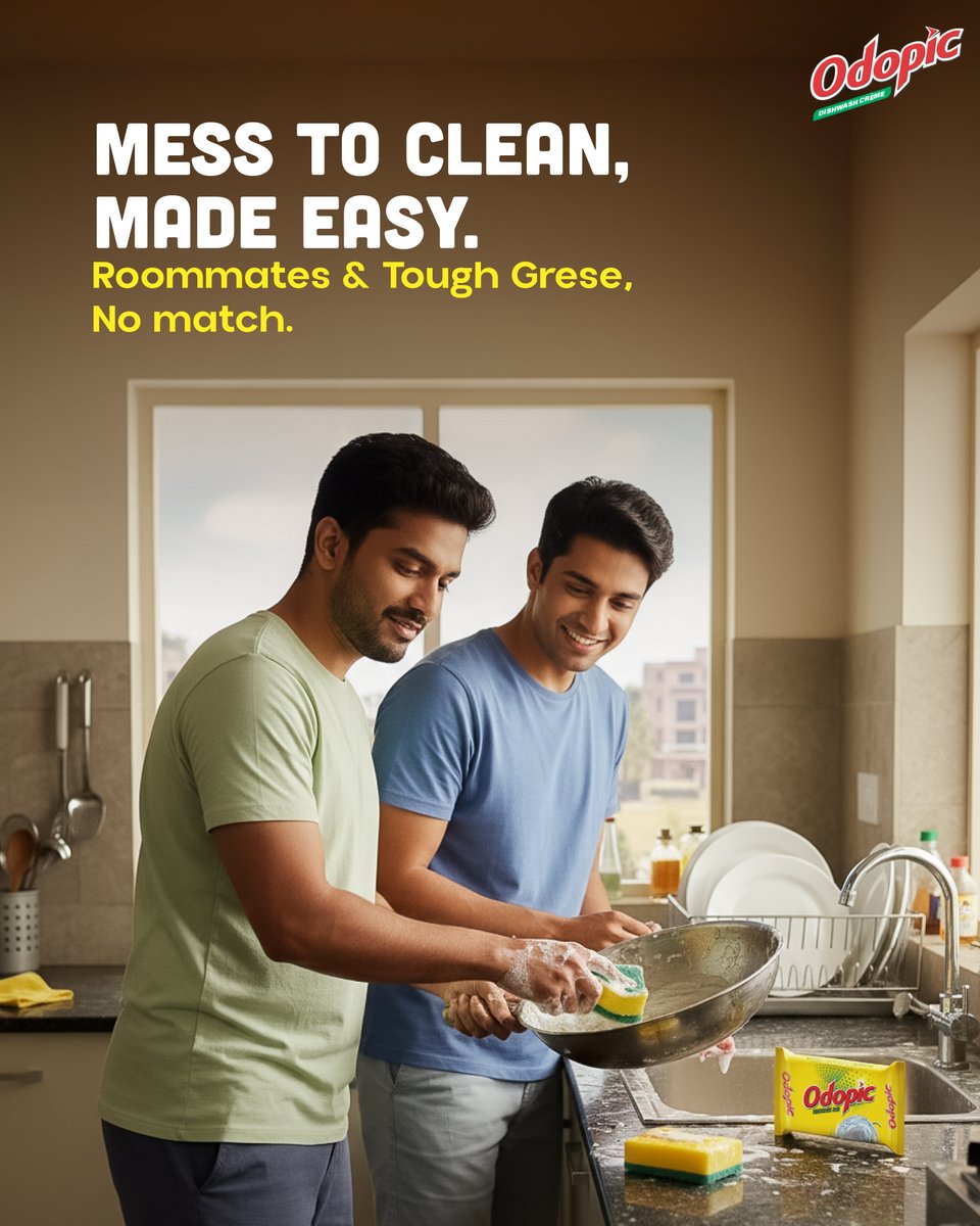 OdopicDishwash's tweet image. Late-night cooking sessions? Roommate's turn to do the dishes? No matter the mess, Odopic is your ultimate ally. It powers through the toughest grease, making cleanup after any kitchen experiment a breeze. Teamwork makes the dream work!
#Odopic #MessToClean #RoommateLife