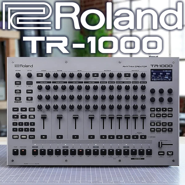 future_music's tweet photo. Roland TR-1000 Rhythm Creator Drum Machine Revealed // https://t.co/kR9cvgWh2R // #roland #rolandtr1000 #futuremusic #drummachine #tr909 #tr808 https://t.co/k3lUHFuINp