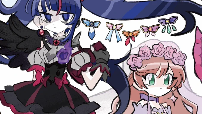 『プリキュア玩具ガシャ食玩らくがき図鑑1』の当日宣伝用に出すはずが間に合わなかった裏表紙と中身一部のサンプルになります。 ドレッサー型の玩具って最高です! #レイフレ34 の参考のためにも、#レイフレ33 のお品書きも作る予定です。 #レインボーフレーバー33