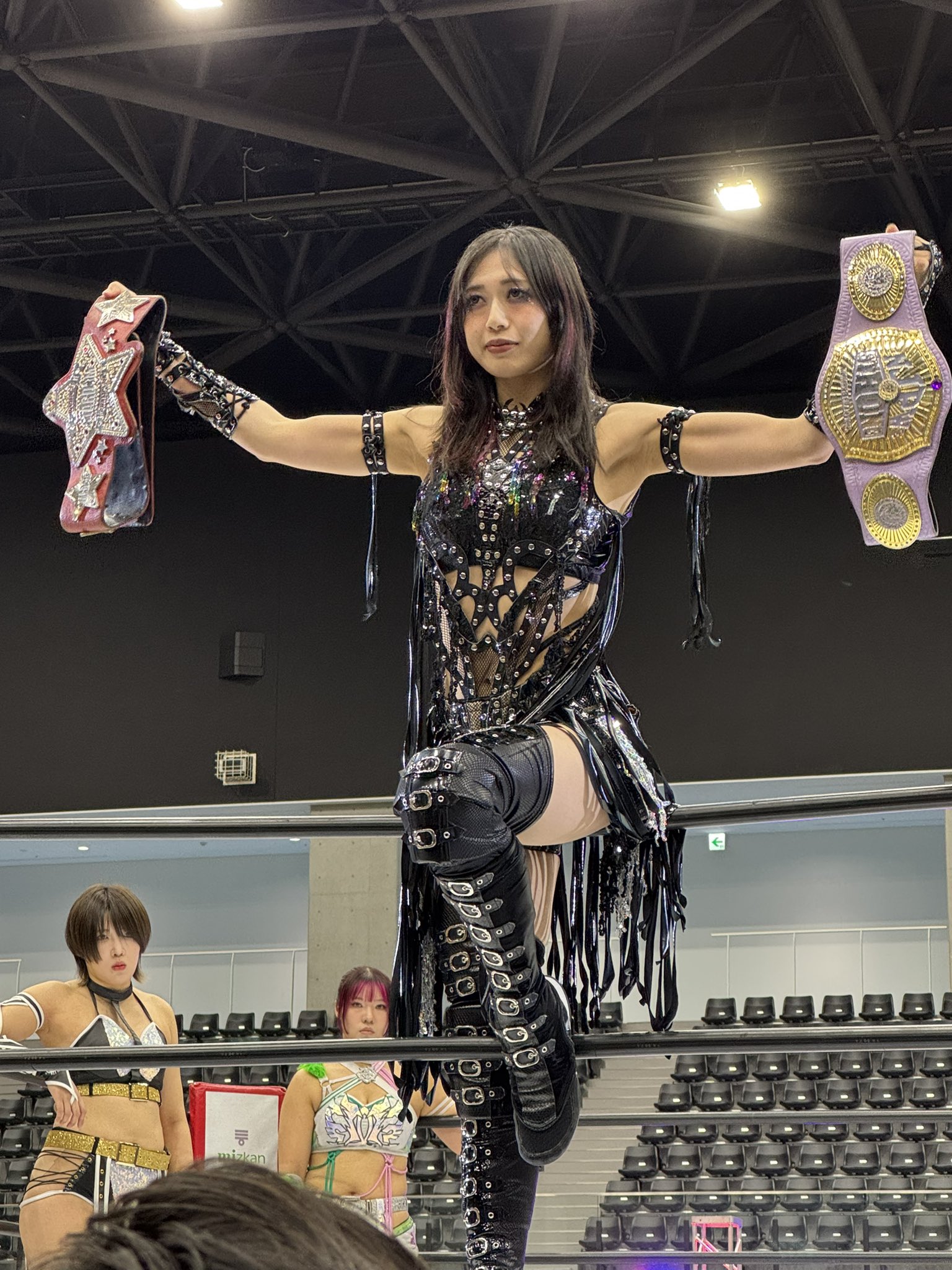 スターダム　上谷沙弥選手　アクリルパネル スターダム 上谷沙弥選手 アクリルパネル 中野たむ／上谷沙弥