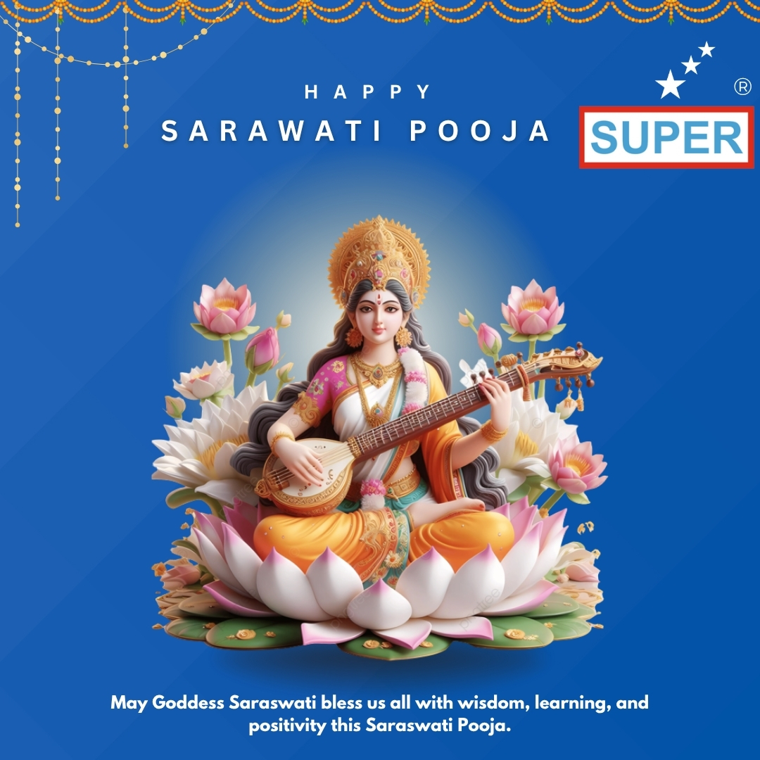 SuperMNauto's tweet photo. MN Auto Products Pvt Ltd Celebrates Ayudha  &amp; Saraswati Pooja
✨ On this auspicious occasion of Ayudha Pooja &amp; Saraswati Pooja, let us celebrate the power of wisdom and the tools that shape our success.
🌼 Wishing you and your family happiness, success, and harmony!
#SuperMNAuto https://t.co/8WLY8X6oTD