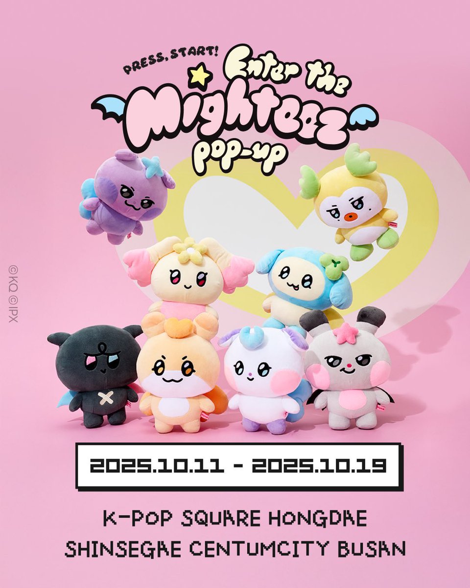 Press, Start! Enter the MIGHTEEZ POPUP ATEEZ with LINE FRIENDS