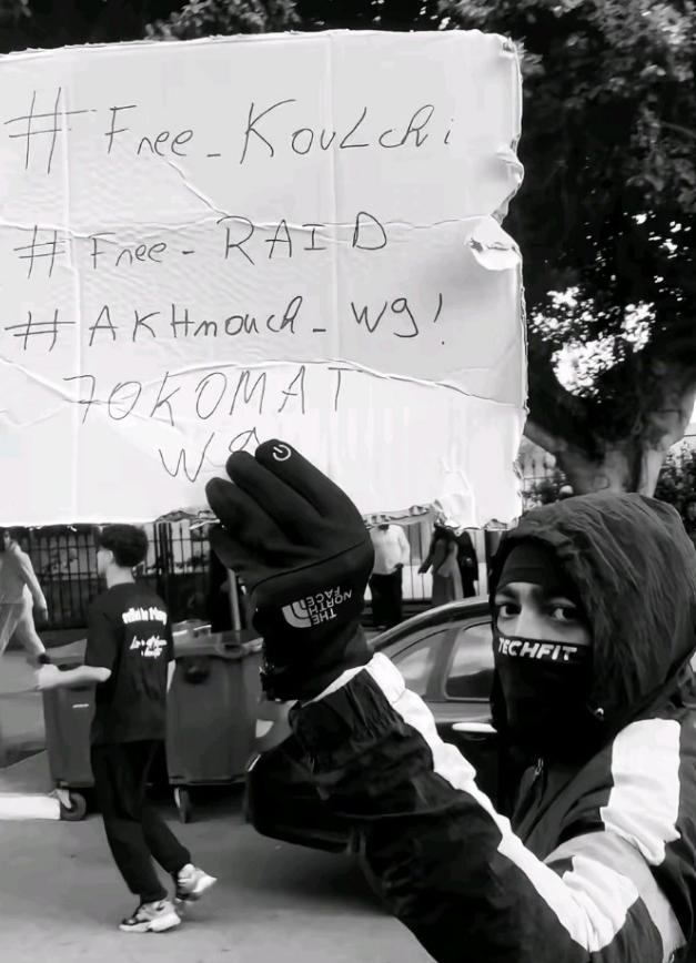doumal76's tweet photo. #FreeKoulchi 
#FreeRaid 
#GENZ212 https://t.co/7mve3Uim1E