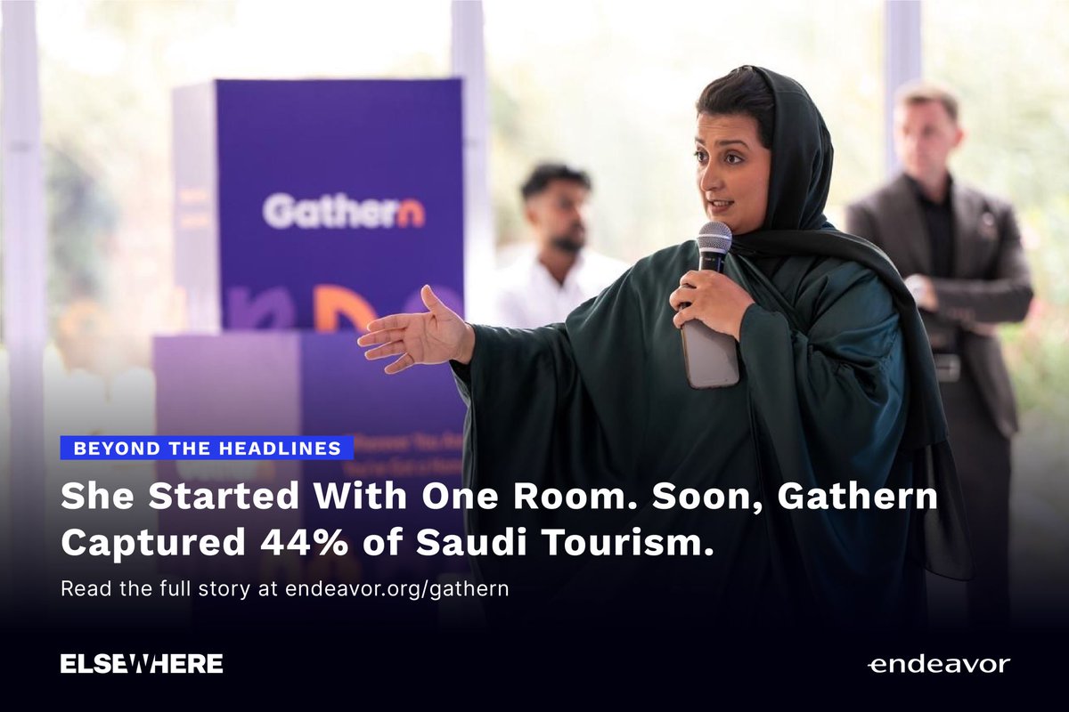 Latifah Altamimi set out to create Saudi Arabia's version of Airbnb, and now her company dominates with 44% of the market 👀

While studying in the US, Latifah discovered Airbnb—not just as a booking platform, but as a transformative business model that could revolutionize