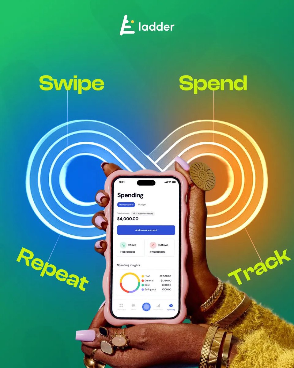 ladder_hq's tweet image. Swipe. Spend. Track. Repeat.
If tracking isn’t part of your spending routine, your money owns you, not the other way around.

#TrackEveryCedi #TrackitStackit