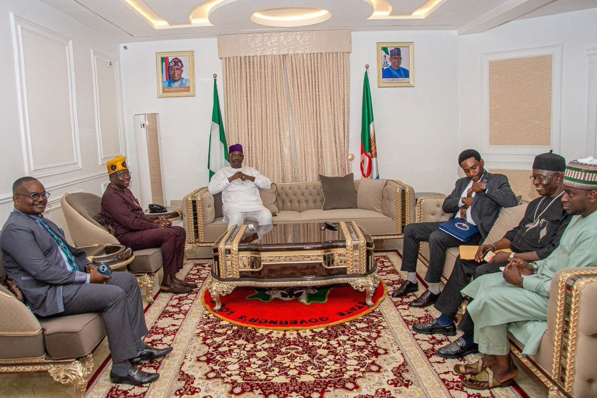 NASRDA_Official's tweet photo. NASRDA DG, Dr. Matthew Adepoju, calls for a tripartite partnership with Dangote Group & Nasarawa State to harness Space Technology for sustainable mineral exploration, security & economic growth of the Nation.
#NASRDA #SpaceForDevelopment #MiningInnovation https://t.co/ADNKPTyGNM