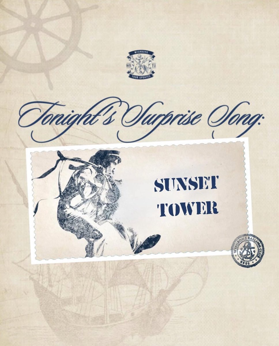 wbtourupdates's tweet image. Kansas City’s surprise song was Sunset Tower!