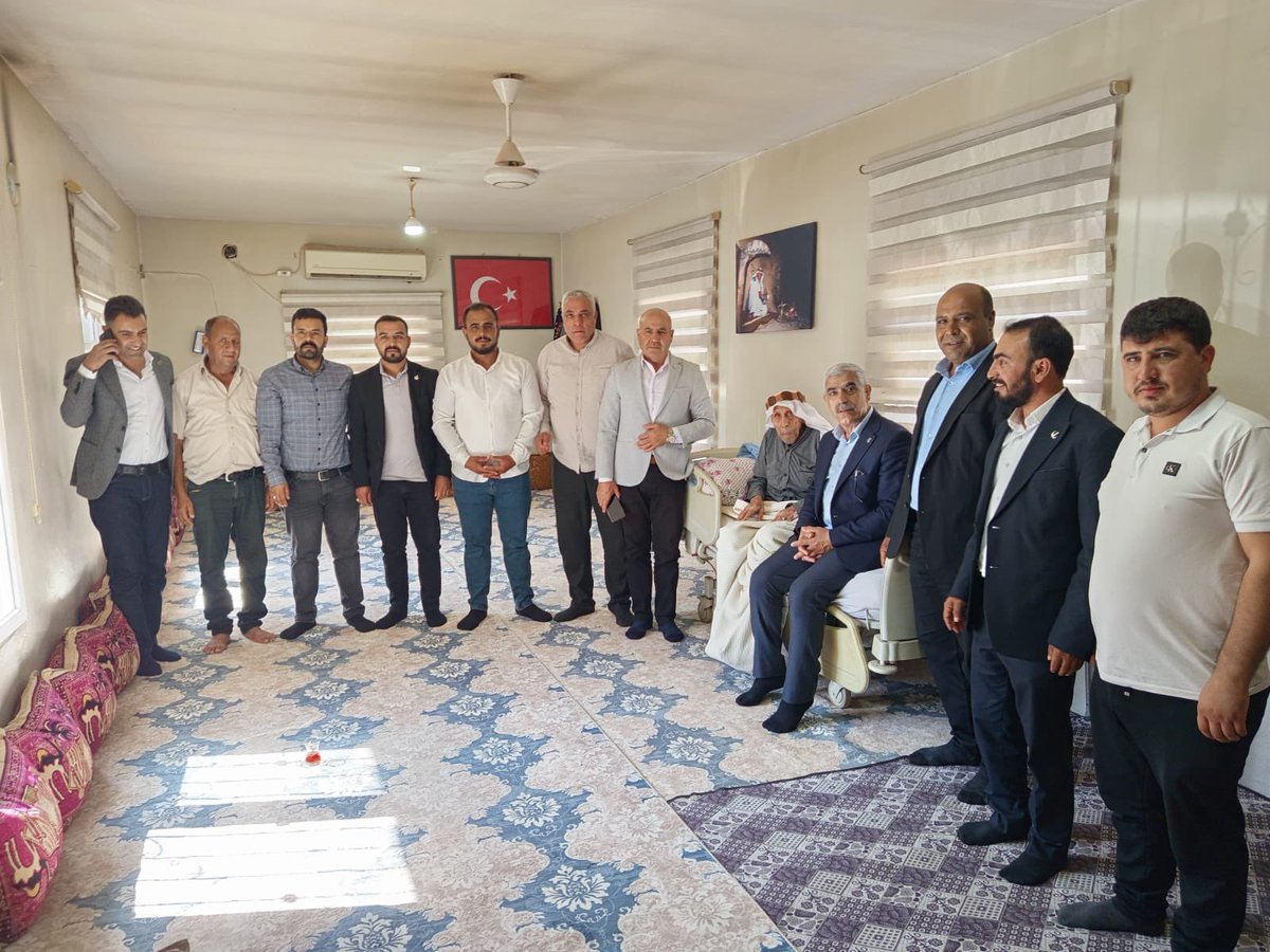 Harran İlçesi Bükdere mahallesinde  Binicil aşireti kanaat önderlerinden aynı zamanda Harran ilçe teşkilat başkanımız Halil Karaaslan’ın büyükbabası İsmail Karaaslan’ı hanelerinde ilçe başkanımız ve il başkan yardımcılarımız ile ziyaret ettik.
<a href="/erbakanfatih/">Dr. Fatih Erbakan</a>
