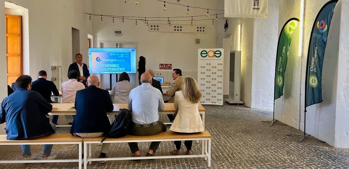 La organización de #Expoenergea2026 está trabajando con el fin de que la nueva edición sea aún más abierta y participativa, más cercana a las necesidades tanto de los #profesionales, como de la #empresas y todos los actores de la #energia <a href="/ClusterEnergia/">Cluster de Energía</a> <a href="/AGENEXORG/">Consorcio Agencia Extremeña de la Energía (AGENEX)</a>