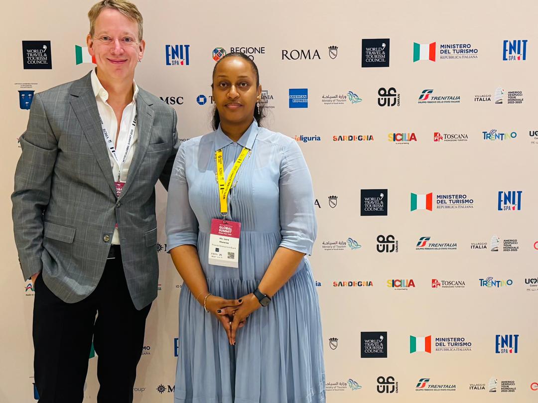 RDB Chief Tourism Officer Irène Murerwa participated in the 2025 <a href="/WTTC/">WTTC</a> Global Summit in Rome, Italy from 28–30 September, held under the theme La Grande Bellezza (del Viaggio) | The Great Beauty of Travel. 

She also held side meetings with H.E. Shaikha Al Nowais,