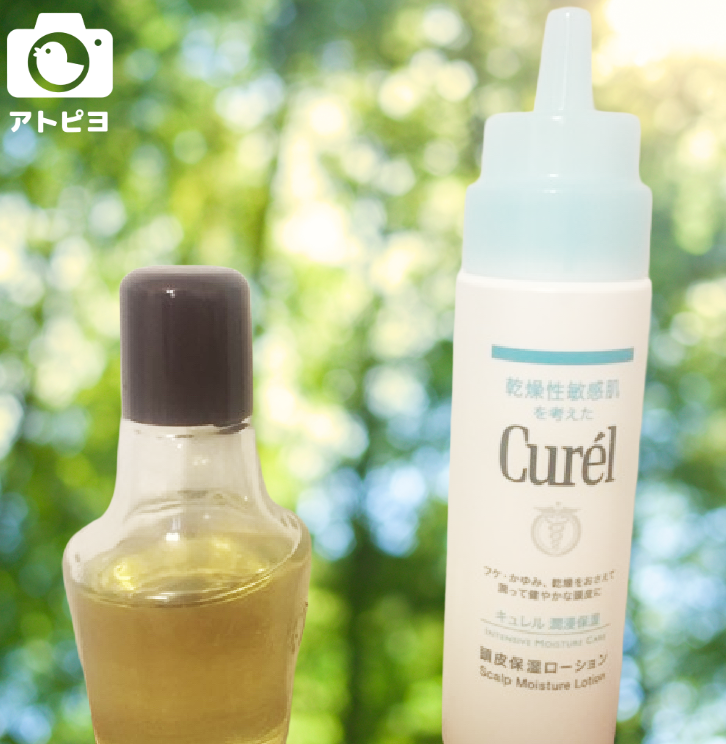 atopiyocom's tweet photo. 【みんなのスキンケア】
🧴 頭皮ケア：キュレル 頭皮保湿ローション
🌿 保湿オイル：大島椿（椿油）
💧 使用時期：冬〜春の乾燥対策に
🌸 肌質：乾燥性敏感肌（アトピーもち）

乾燥から私を救ってくれる2つの神アイテム。

みんなの匿名投稿
https://t.co/cMt2hjw7CK https://t.co/DgsyyIXjV9