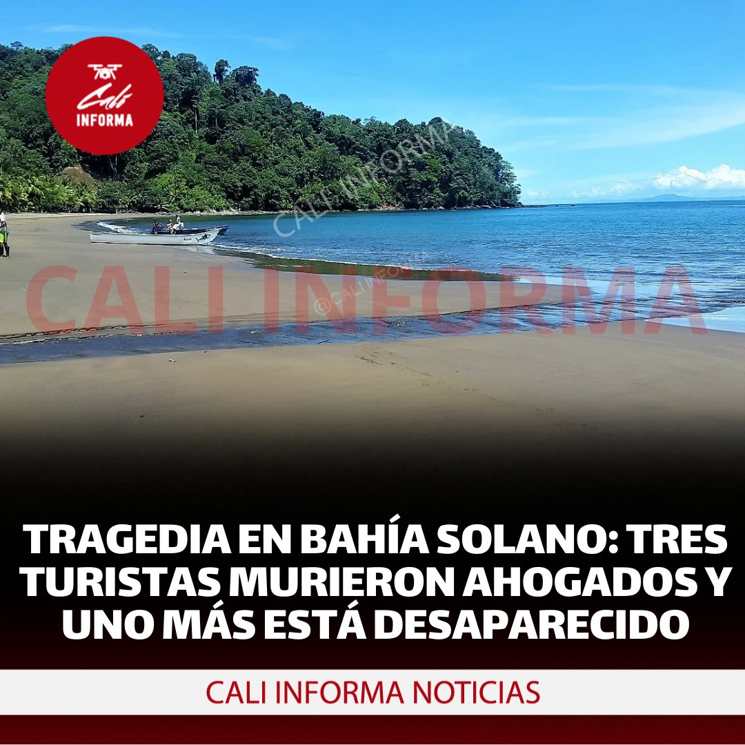 TRAGEDIA EN BAHÍA SOLANO: TRES TURISTAS MURIERON AHOGADOS Y UNO MÁS ESTÁ DESAPARECIDO

Consternación en Bahía Solano tras la MU3RT3 de tres turistas en las playas del corregimiento de El Valle. Autoridades locales confirmaron que, pese a los esfuerzos de la comunidad en brindar