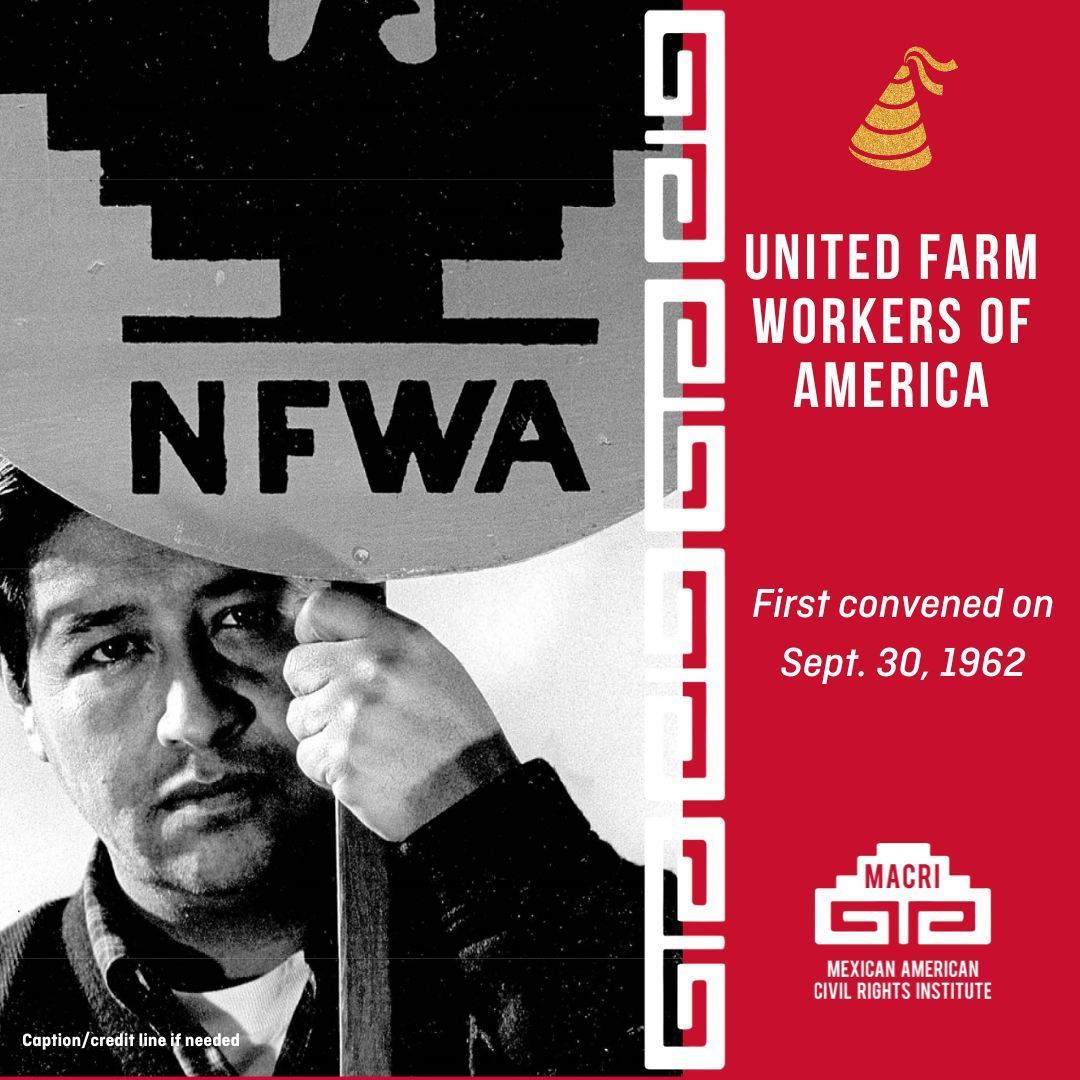 #OTD in 1962, the first convention of the National Farm Workers Association, led by César Chavez, was held in Fresno, Calif. In 1966, the group became the United Farm Workers of America when it merged with the Filipino Agricultural Workers Organizing Committee.