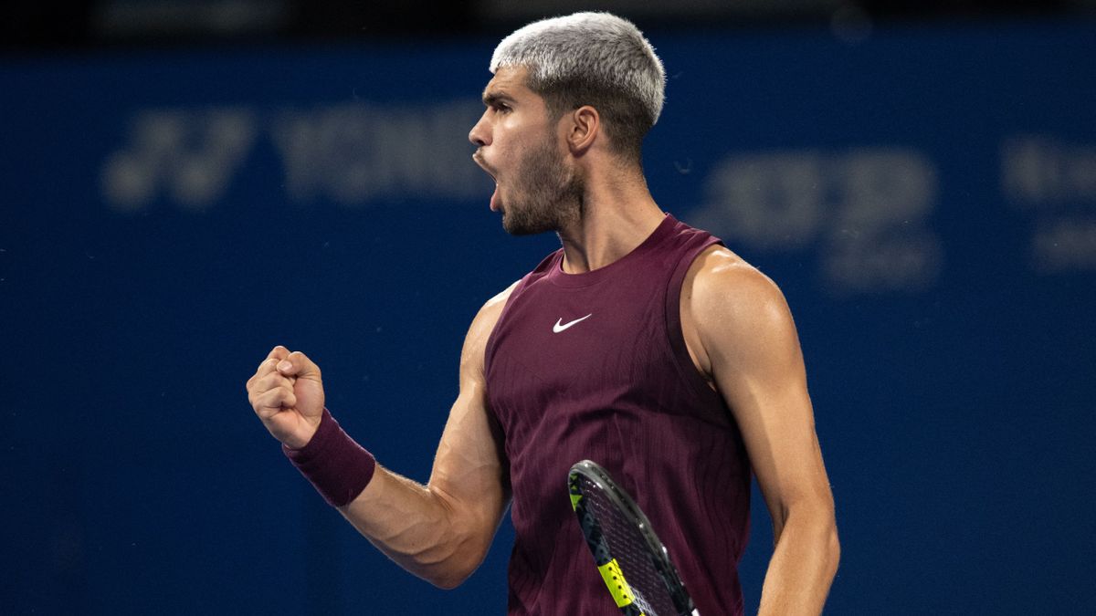 andycremades6's tweet photo. @carlosalcaraz  lo vuelve hacer, gana el Master 500 de Tokyo-Japón ante el norteamericano Tylor Fritx por un doble 6-4. el murciano acelera y quiere cerrar el año como numero 1 de @atptour , puesto que ocupa actualmente. https://t.co/FB8JuQ6QIP