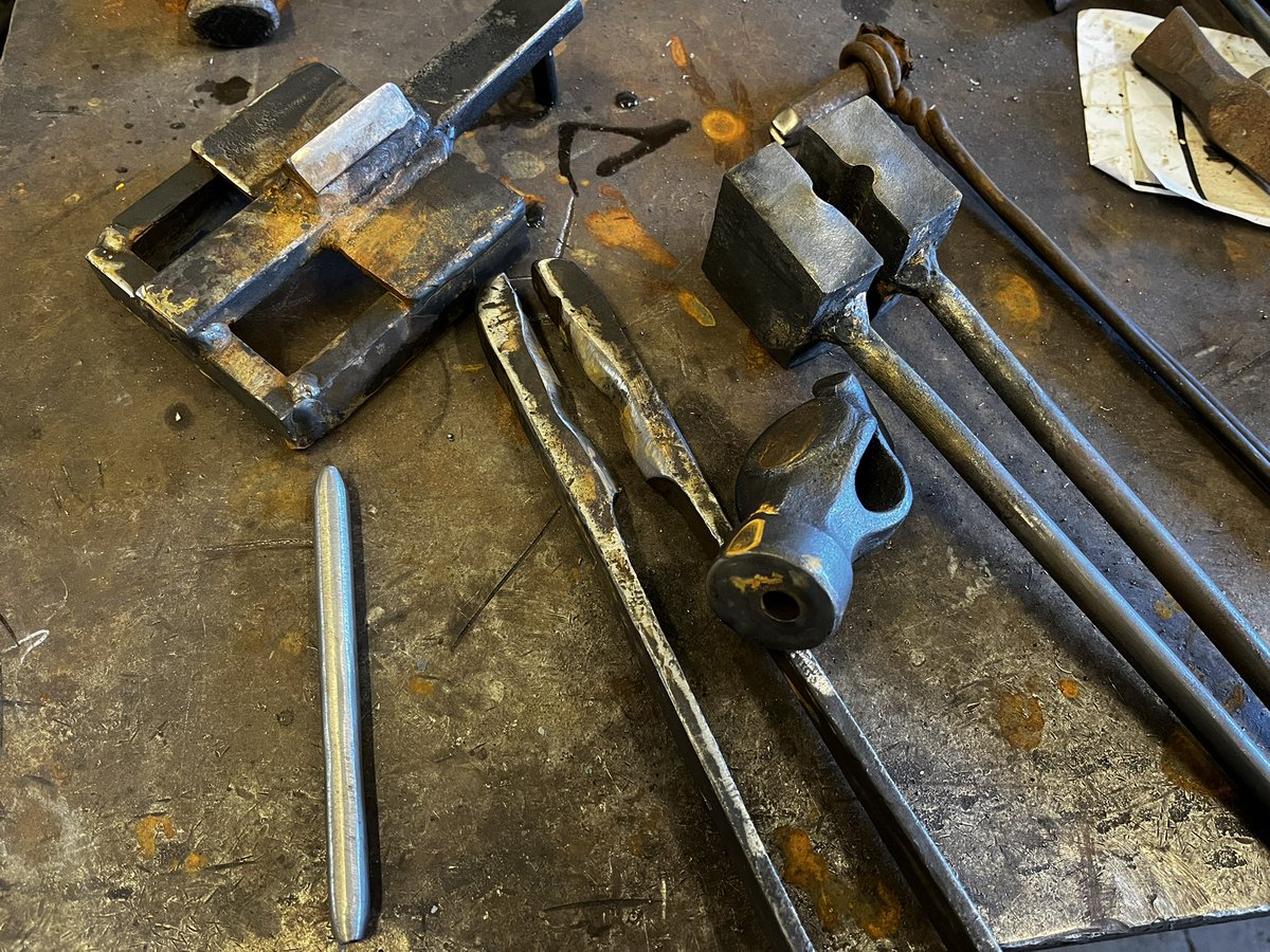 Got something FUN to show you soon! 

I needed to turn an idea I had into a tangible object!
They will be all traditionally made, available in a few different sizes, and very tactile…

I’m dead excited to show all, I think they might  the be my new favourite thing to forge!