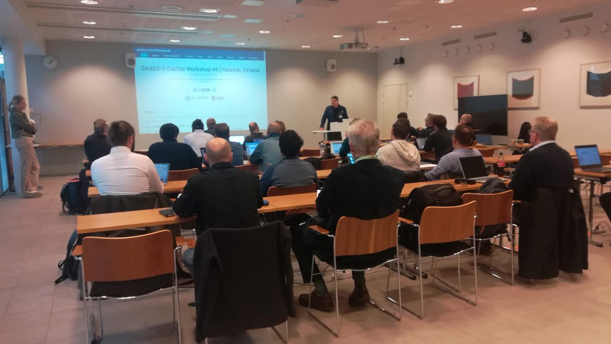 IDEAS-QA4EO (@qa4eocalval) on Twitter photo 📢 The #QA4EO-2 Cal/Val Workshop #6 is now underway in Helsinki, Finland 🇫🇮 (30 Sept – 2 Oct 2025).
Participants were welcomed by Philippe Goryl in today’s opening session, setting the stage for three days of discussions on calibration and validation.
📷<a href="/brasina06/">Sabrina Pinori</a> 📢 The #QA4EO-2 Cal/Val Workshop #6 is now underway in Helsinki, Finland 🇫🇮 (30 Sept – 2 Oct 2025).
Participants were welcomed by Philippe Goryl in today’s opening session, setting the stage for three days of discussions on calibration and validation.
đź“·<a href="/brasina06/">Sabrina Pinori</a>