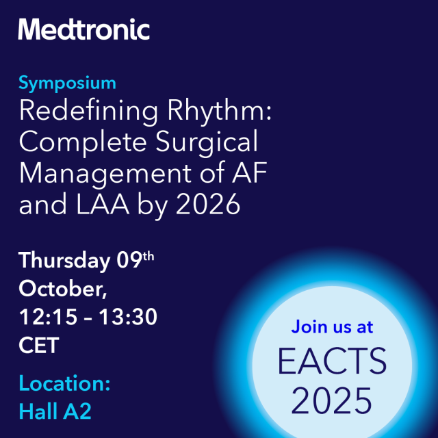 ciara_holohan's tweet photo. Join our symposium where Betsy Evans, Stefano Benussi, Gianluca Torregrossa, Manuel Carnero, Leonid Sternik, Jean Christian Roussel and Yeong-Hoon Choi collectively explore how the surgical management of atrial fibrillation and the... #MedtronicEmployee https://t.co/z79x4KFKSR https://t.co/ojKNEZlhL3