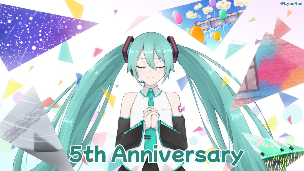 LyeeRee's tweet photo. 5周年おめでとうございます！！
#prsk_FA #プロセカ5周年 https://t.co/6ZIz2XaUeU