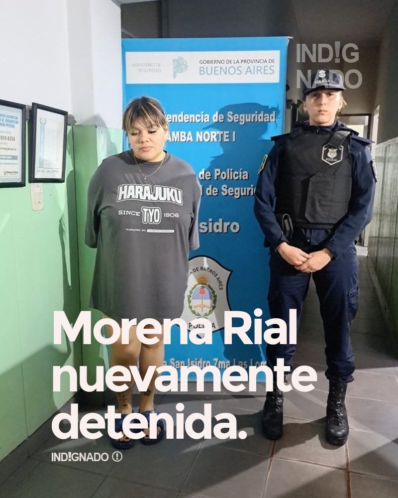 indignadoxd's tweet photo. Al mercenario Jorge Rial le molesta mucho la foto de su hija, la Kuka Morena Rial nuevamente detenida. Así que por favor no le den Rt, ni, like, ni lo arroben, ni comenten, nada de nada 🙏🏻 https://t.co/l1ppgblUki