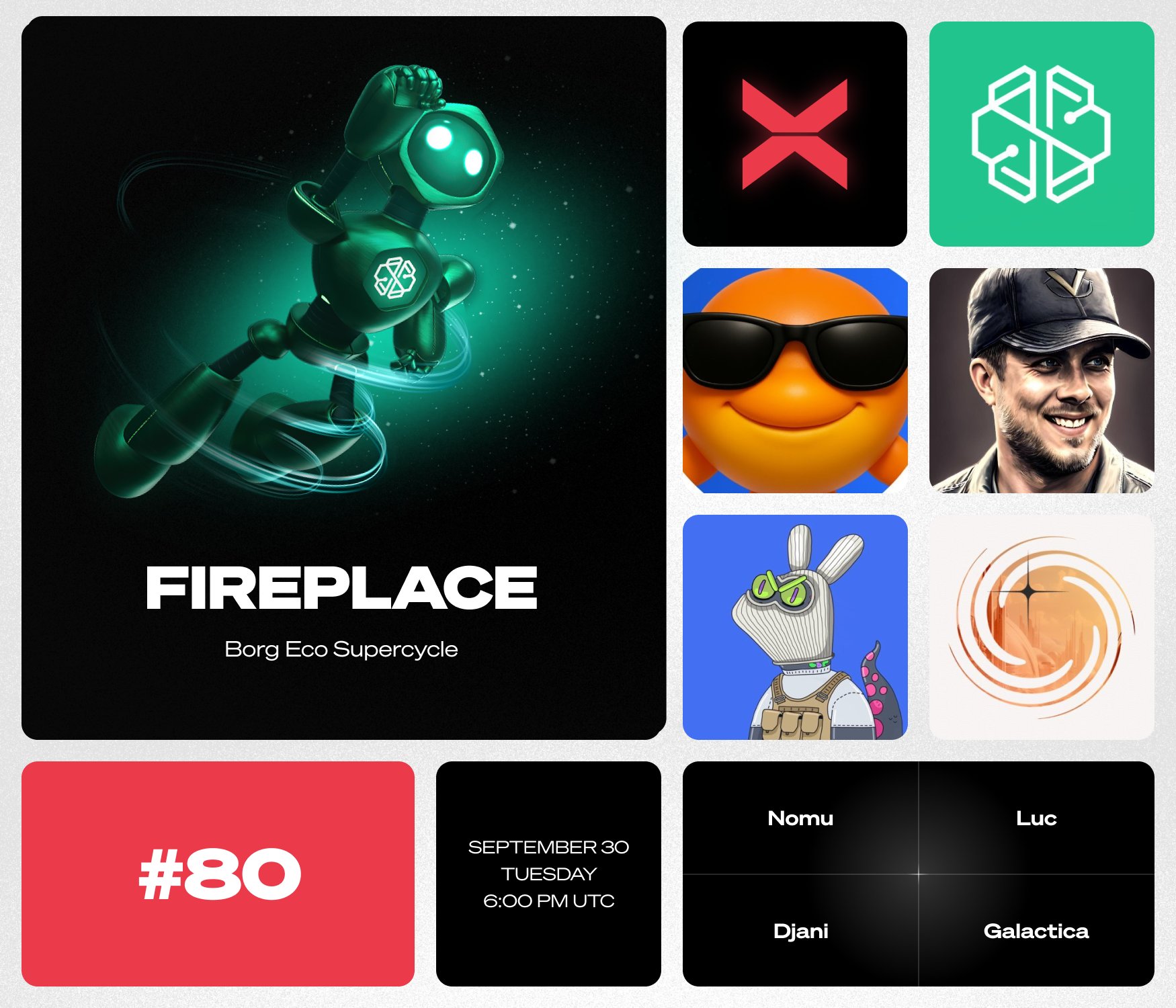 @​everyone Today at The Fireplace -> Borg Eco Supercycle 🔥 N