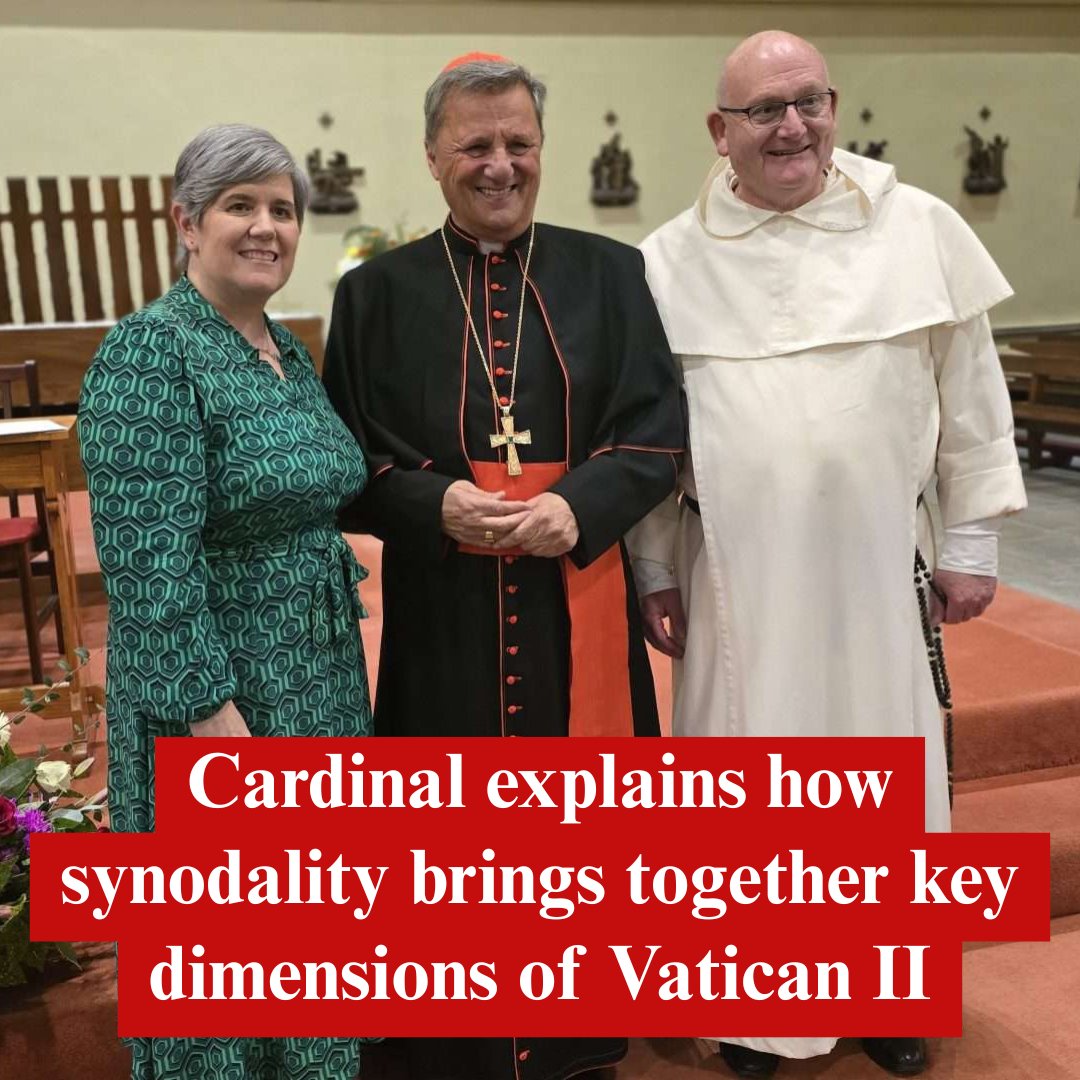 The_Tablet's tweet photo. Cardinal Mario Grech emphasizes Pope Francis' vision of synodality as vital for our polarised world. https://t.co/uOZV3Oql3d #PopeFrancis #Synodality #CardinalGrech #CatholicChurch #CulturalDialogue #ChurchLeadership https://t.co/vEWOH753vY