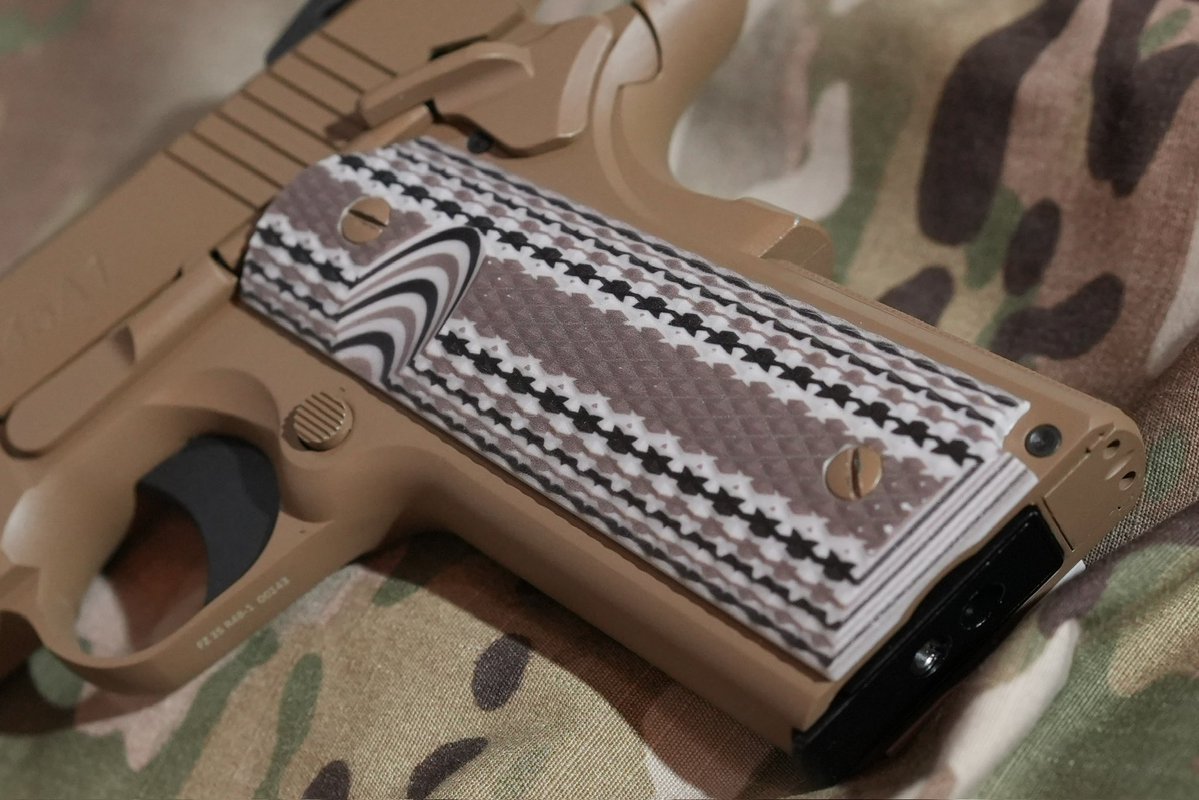 jkarmy_int's tweet image. EMG Cybergun COLT ✨
M45A1 GBBP
T8 Enhanced Version 🤫
Steel Internals with T8 Enhanced Gaskets
#emg #cybergun #colt #m45a1
