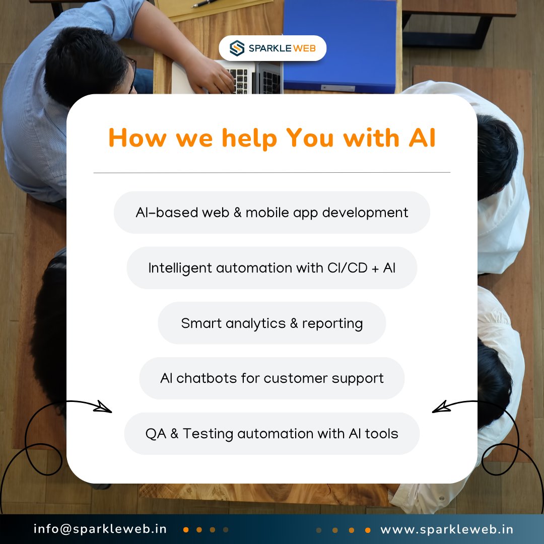 sparklewebdevs's tweet image. Competitors are winning with AI.
What’s your move?
✔ Automate
✔ Predict
✔ Scale
✔ Save costs
At Sparkle Web, we build AI-powered solutions that keep your business ahead.
👉 Let’s talk: sparkleweb.in/contact-us
#ai #businessgrowth #sparkleweb