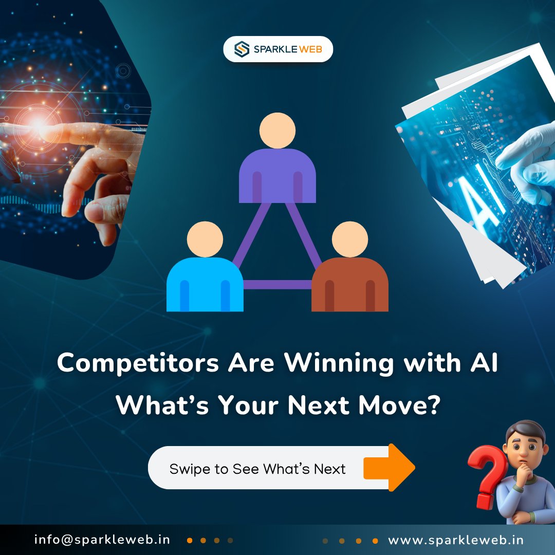 sparklewebdevs's tweet image. Competitors are winning with AI.
What’s your move?
✔ Automate
✔ Predict
✔ Scale
✔ Save costs
At Sparkle Web, we build AI-powered solutions that keep your business ahead.
👉 Let’s talk: sparkleweb.in/contact-us
#ai #businessgrowth #sparkleweb