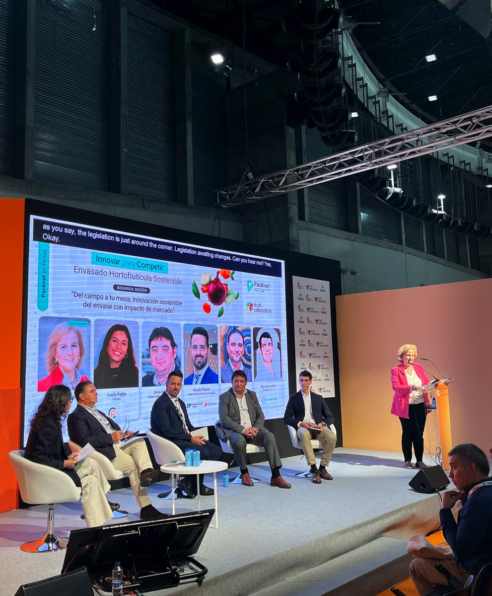 Packnet_'s tweet image. 📌 En esta sesión exploramos cómo la innovación sostenible del envase influye en la industria hortofrutícola y en la experiencia del mercado.

#PacknetParticipa @FruitAttraction #FruitAttraction25