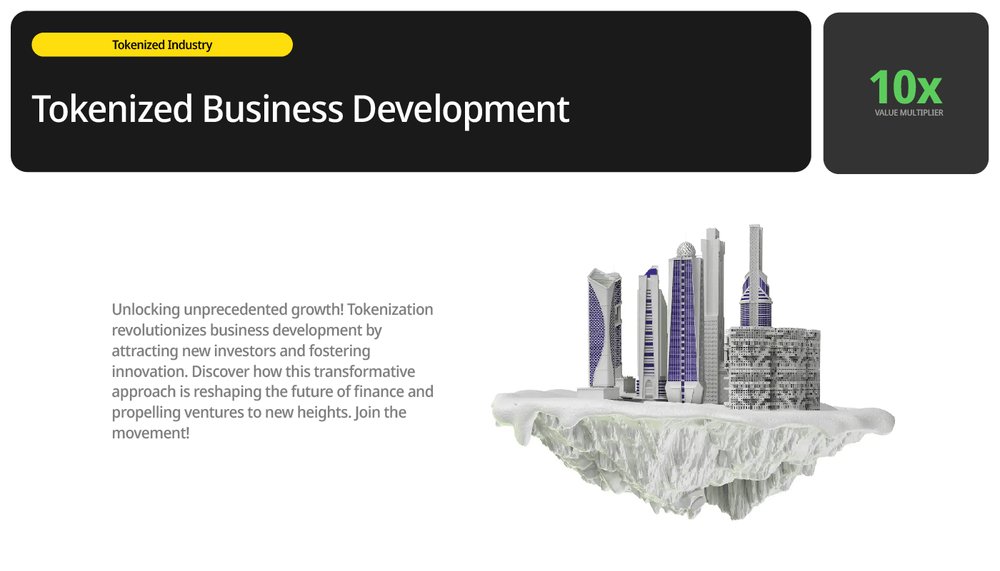 Dafcom_loxo's tweet photo. Unlocking unprecedented growth! Tokenization revolutionizes business development by attracting new investors and fostering innovation. Discover how this transformative approach is reshaping the future of finance and propelling ventures to new heights. Join the movement!

#loxo
#business
#rwa
