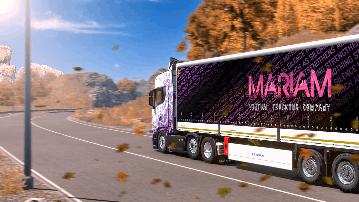 TruckersMP's tweet image. #VerifiedVTCSpotlight | Mariam VTC 🔦🚚

Mariam VTC, we have managed to build a family rather than just a team 👪

Nothing strengthens authority so much as silence 🤫

Find out more ➡️ truckersmp.com/vtc/65204

#TruckersMP #VTC  #BestCommunityEver #ETS2 #ATS #SCS