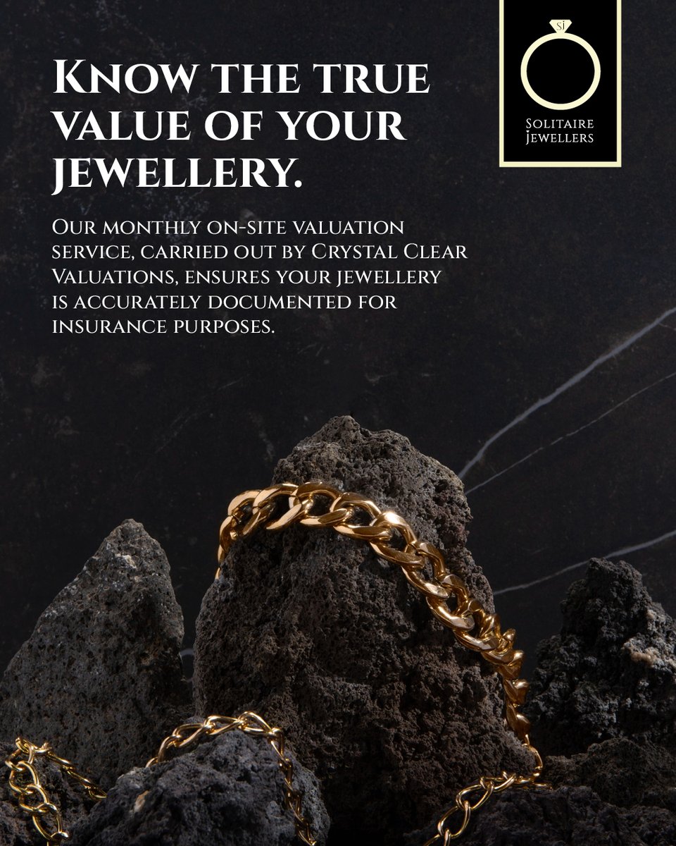 Our monthly on-site valuation service, carried out by Crystal Clear Valuations, ensures your jewellery is accurately documented for insurance purposes.
✔️ Professional and transparent
✔️ Bound report with colour images
✔️ No hidden fees or bias

#Penge #Jewellers