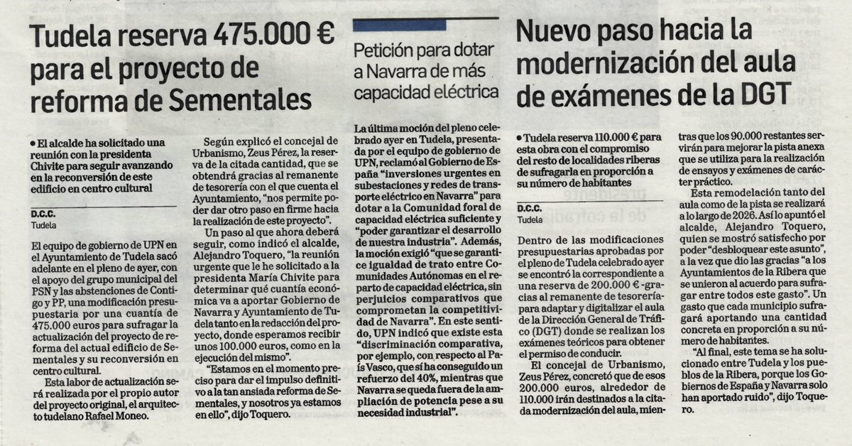 alextoquero's tweet photo. El movimiento se demuestra andando. Avanzamos con hechos proyecto de #Sementales y DGT.
De nuevo Contigo #Tudela ha tratado de poner palos en la rueda al no apoyar la iniciativa. Hablan mucho, pero a la hora de la verdad, son más de frenar que de acelerar. Seguimos @UpntudelaNa https://t.co/ykRA4uwPTr