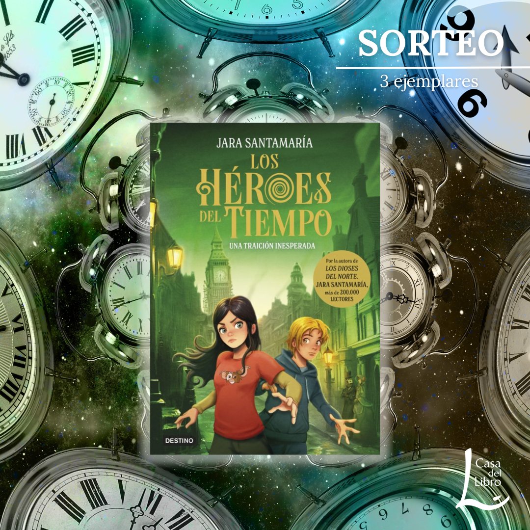 🕰️⌛SORTEO⏳🕰️

Son 3 los ejemplares que tenemos de "Los héroes del tiempo 2. Una traición inesperada". ¿Quieres conseguir uno? ¡Participa!

✅ Síguenos <a href="/casadellibro/">Casa del Libro</a>
❤️ Haz RT
💬 Dinos el título de un libro con viajes en el tiempo

BBLL: ow.ly/Qpbn50X09xe
Ganadores 8/10