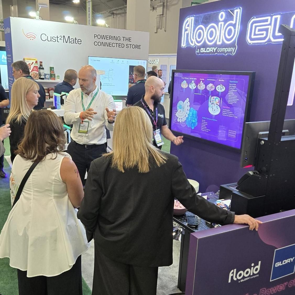 MakeItFlooid's tweet image. We&apos;re here at Groceryshop 2025 🛍️ alongside our parent company GLORY, and partner Cust2Mate, showcasing how #unifiedcommerce, smart carts 🛒, and automation are shaping the future of grocery!

Stop by booth 852 ✨ and explore more in our blog at flooid.com/us/events/disc…