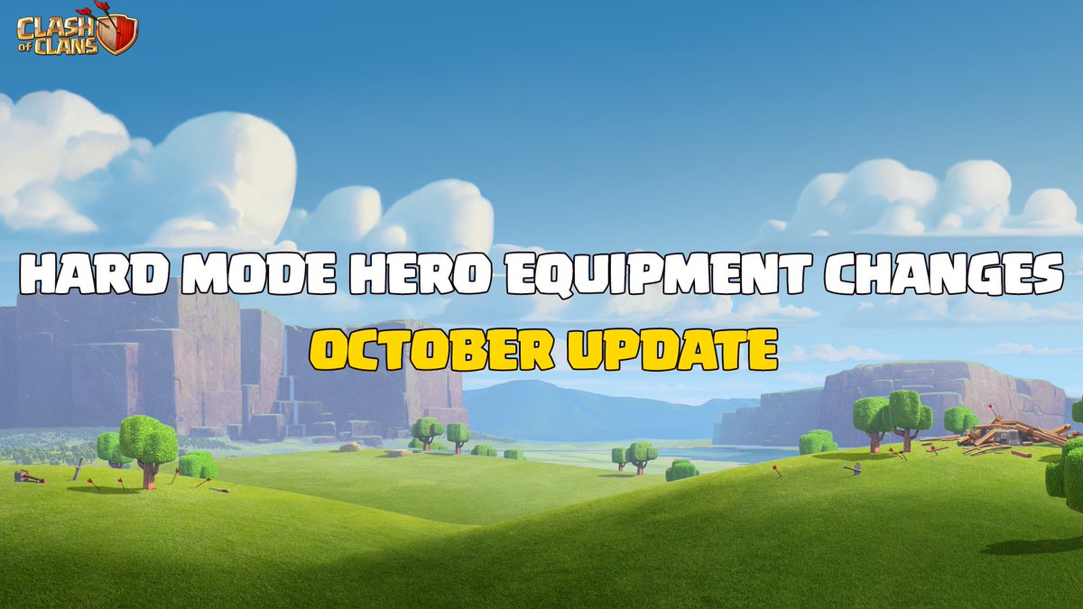 Hero Equipment changes are coming in the next update for Hard Mode as we prepare for future updates 🚨

ℹ️ supr.cl/ChangesHeroEqu…