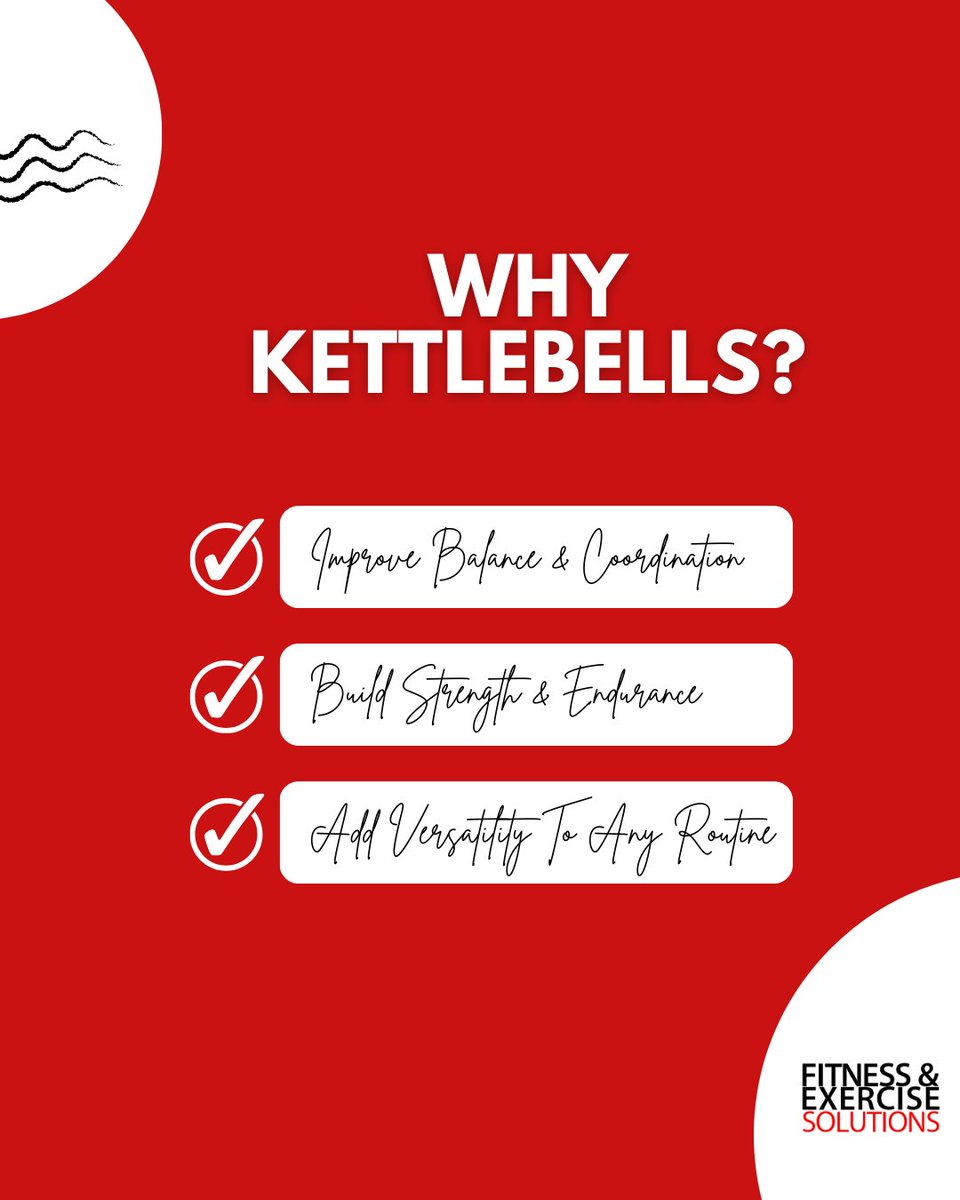 FitnessExSol's tweet image. Why kettlebells?

 ✔ Improve balance &amp;amp; coordination
 ✔ Build strength &amp;amp; endurance
 ✔ Add versatility to any routine

 Ready to upgrade your training toolkit? Shop now!

#KettlebellWorkout #DynamicWorkouts #StrengthAndFlexibility #FitnessEquipment #FitnessSolutions