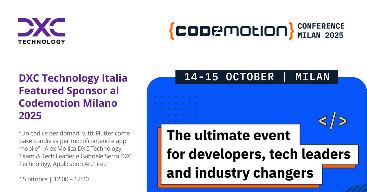 DXC Technology Italia tweet media