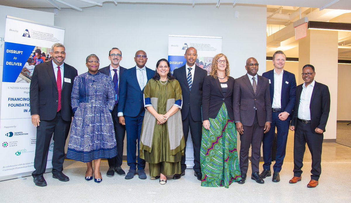 TaRL_Africa's tweet image. Last week at #UNGA80, we joined the Disrupt to Deliver panel on financing foundational learning. 
Encouraged by the clarity plus commitment to shift from aid dependency to sustainable, African-led solutions.

#FoundationalLearning #AfricaLeads