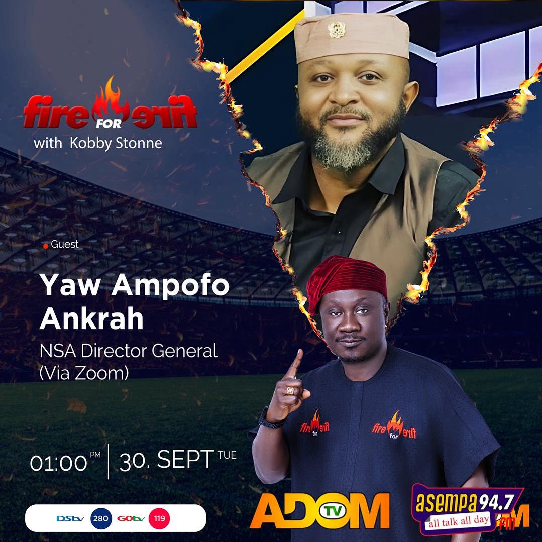 KOBBY__STONNE's tweet image. Ghana boxing is boiling ..

Today on #FireForFire, NSA Boss Yaw Ampofo Ankrah faces the heat.

Adom TV | Asempa FM | Aseda FM
📻 1PM

#KobbyStonne #GhanaBoxing
