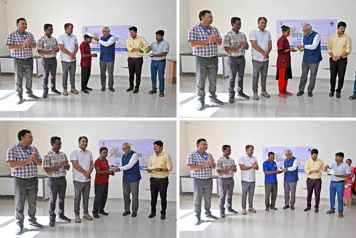 NIPER-AHMEDABAD (@niperahm) on Twitter photo As part of the #SwachhataHiSeva2025 campaign, <a href="/NIPERAHM/">NIPER-AHMEDABAD</a> organized #SafaiMitraSuraksha shivir. Housekeeping staff were felicitated by the Director for their invaluable contribution to campus cleanliness. PPE kits were distributed to ensure their safety at work. <a href="/Pharmadept/">Department of Pharmaceuticals 🇮🇳</a> As part of the #SwachhataHiSeva2025 campaign, <a href="/NIPERAHM/">NIPER-AHMEDABAD</a> organized #SafaiMitraSuraksha shivir. Housekeeping staff were felicitated by the Director for their invaluable contribution to campus cleanliness. PPE kits were distributed to ensure their safety at work. <a href="/Pharmadept/">Department of Pharmaceuticals 🇮🇳</a>